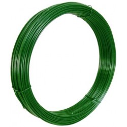 FILO DI FERRO PLASTIFICATO VERDE PER TENSIONE MT. 100 MM. 1,8