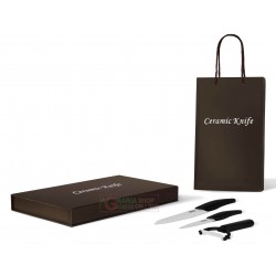 ARTUS SET 3 PEZZI COLELLI DA CUCINA CON LAMA IN CERAMICA