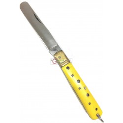 FRARACCIO COLTELLO DA TASCA MANICO GIALLO TARTARUGATO CM. 15