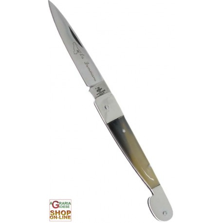 Fraraccio coltello gela zamara manico bombato lucido cm. 20