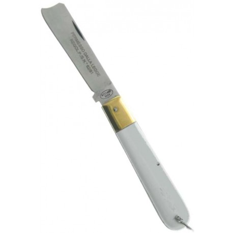 FRARACCIO COLTELLO PERMESSO DALLA LEGGE CM. 17 MANICO BIANCO