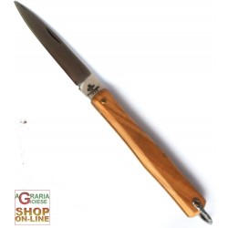 Fraraccio coltello sfilato tipo palermo manico olivo cm. 15