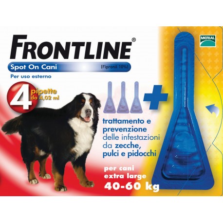 FRONTLINE SPOT-ON PIPETTE ANTIPARASSITARI PER CANI DA KG.40 -