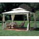 GAZEBO TOP LEGNO ALLUMINIO MT. 3X4