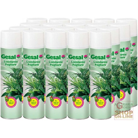 GESAL LUCIDANTE FOGLIARE SPRAY 750 ML Cartone 12 bombolette