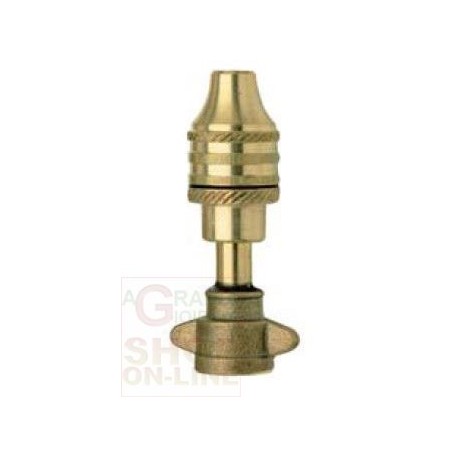 GETTO POLVERIZZATORE UNIVERSALE OTTONE REGOLABILE CORTO