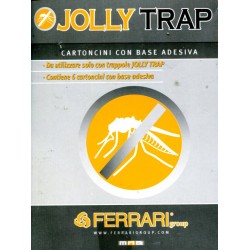 ATTRATTIVO CARTONCINI ADESIVI PER STERMINATORI JOLLY TRAP