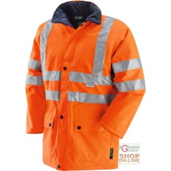 GIACCONE IN TESSUTO GB TEX CON IMBOTTITURA  BANDE 3M  EN 471 EN 343  COLORE ARANCIO  TG  S XXL