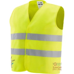 GILET ALTA VISIBILITÀ PER BAMBINI IN POLIESTERE CON BANDE RIFRANGENTI EN 1150  COLORE GIALLO