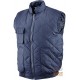 GILET COTONE POLIESTERE COLORE BLU TG S M L XL XXL XXXL