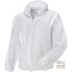 GIUBBINO IN PLP GR  40  CHIUSURA CON ZIP  COLORE BIANCO  TG  M L XL XXL