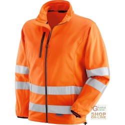 GIUBBINO IN POLIESTERE HV CON CERNIERA AL FONDO  BANDE 3M 8906  EN 471  COLORE ARANCIO  TG  S XXL