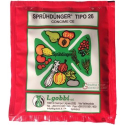 GOBBI SPRUHDUNGER TIPO 5 CONCIME FOGLIARE N.P.K. 18.12.26 GR. 100