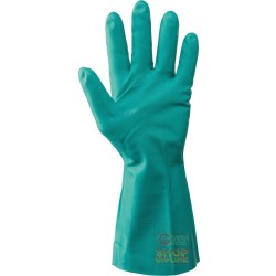 GUANTI IN NITRILE  COLORE VERDE  TG  7 8 9 10