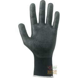 GUANTI IN NYLON  RICOPERTI IN POLIURETANO NITRILE  COLORE NERO  TG  8 9 10 11