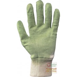 GUANTO NBR POLSO MAGLIA DORSO AREATO COLORE VERDE TG 8 9 10