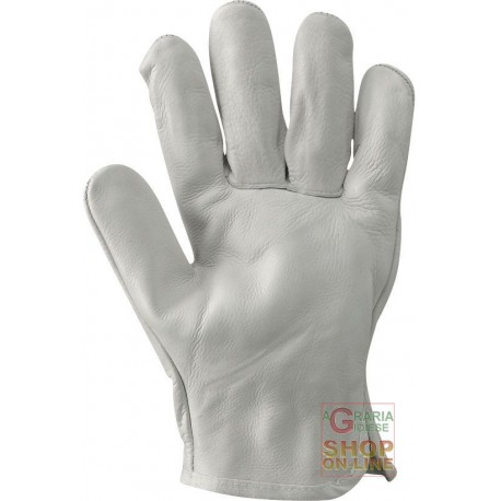 GUANTO TUTTO FIORE BOVINA COLORE BIANCO TG 8 9 10