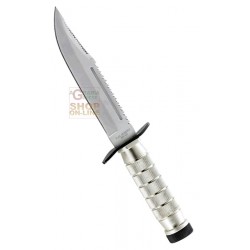 HERBERTZ COLTELLO DI SOPRAVVIVENZA LAMA INOX CON FODERO IN CUOIO CM. 24 MOD. 108814