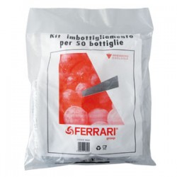 KIT 50 TAPPI IN PLASTICA ALETTATI CON 50 GABBIETTE