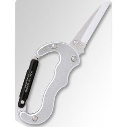 LINDER COLTELLO KERSHAW CARABINER MINI SILVER 471020