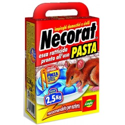 LINFA NECORAT TOPICIDA IN BUSTINE ESCA RATTICIDA PRONTO USO PASTA GR. 2500