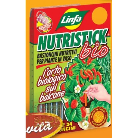 LINFA NUTRISTICK BIO BASTONCINI NUTRITIVI PER PIANTE DA ORTO IN