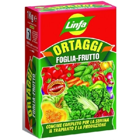 LINFA ORTAGGI FOGLIA FRUTTO CONCIME GRANULARE KG.1