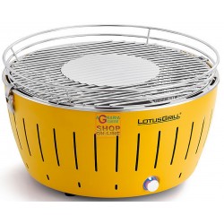 LOTUSGRILL LOTUS GRILL XL BARBECUE DA TAVOLO PORTATILE PER ESTERNO GRANDE GIALLO YELLOW