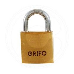 LUCCHETTO OTTONE GRIFO MM. 30 BLISTER