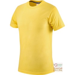 MAGLIETTA COTONE MEZZA MANICA GR 145 COLORE GIALLO TG S XXL