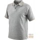 MAGLIETTA POLO 100% COTONE CARDATO COLORE GRIGIO CHIARO TG S XXL