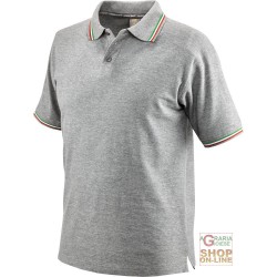 MAGLIETTA POLO 100% COTONE CARDATO  COLORE GRIGIO CHIARO  TG  S XXL