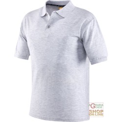 MAGLIETTA POLO 100% COTONE CARDATO  COLORE GRIGIO CHIARO  TG  S XXL