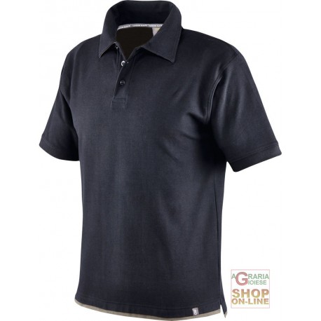 MAGLIETTA POLO 100% COTONE CARDATO GR 190 COLORE NERO TORTORA