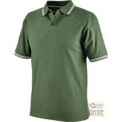 MAGLIETTA POLO 100% COTONE CARDATO GR  190  COLORE VERDE  TG  S XXL