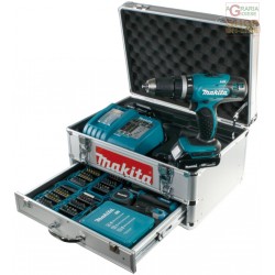 MAKITA TRAPANO CON 2 BATTERIE 18 VOLT LITIO BHP453RHEX VALIGETTA ALLUMINIO