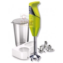 BAMIX MONO VERDE FRULLATORE MIXER AD IMMERSIONE WATT. 180 CON KIT